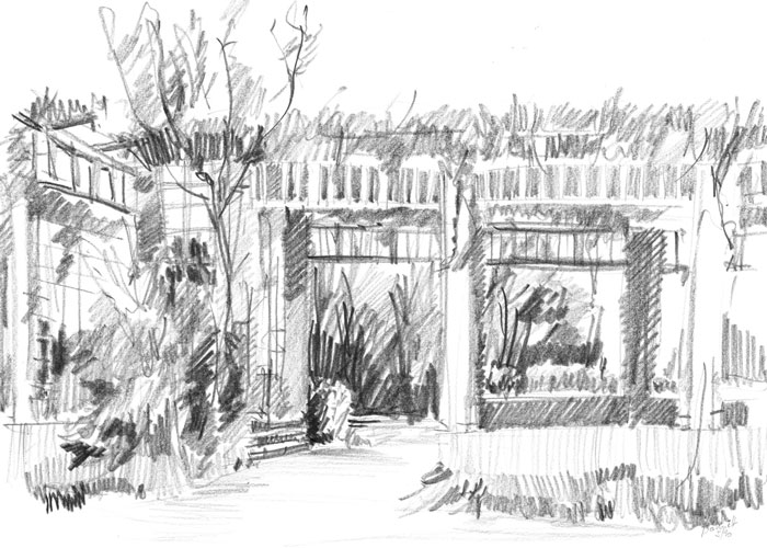 Pergola im Herrenkrug